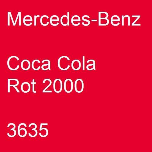 Mercedes-Benz, Coca Cola Rot 2000, 3635.